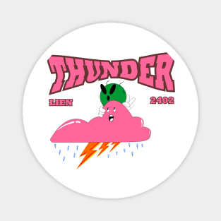 Thunder lien T-Shirt Magnet